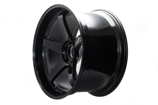 Advan GT Premium forged racing wheel, 20x12.0 inches, gloss black finish, 5x114.3 bolt pattern, high-performance car wheel