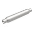 MagnaFlow Muffler GP 3.5-inch diameter, 18-inch length with 2.25-inch inlet and outlet pipes, designed for performance vehicles.