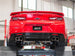 Borla catback exhaust system for 2017+ Chevy Camaro ZL1 6.2L with dual split rear exit, stainless steel finish.