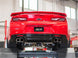 Borla catback exhaust system for 2017+ Chevy Camaro ZL1 6.2L with dual split rear exit, stainless steel finish.