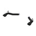 MBRP axle back muffler delete for 2010-2015 Chevrolet Camaro V8 6.2L, black coated exhaust pipe with sleek design