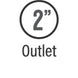 MagnaFlow Mag SS muffler with 14x4x9 inch dimensions, featuring dual outlet pipes, stainless steel construction, and sleek design.