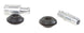 Vibrant soft mount vacuum line fitting assembly for silicone connectors, durable and precise for automotive or industrial use.