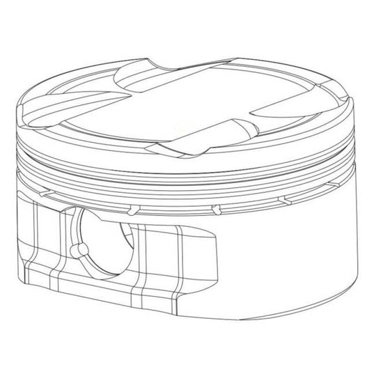 CP Pistons CP 9310 steel chamfered wrist pin for piston assembly, showing the durable, precision-machined piston pin.