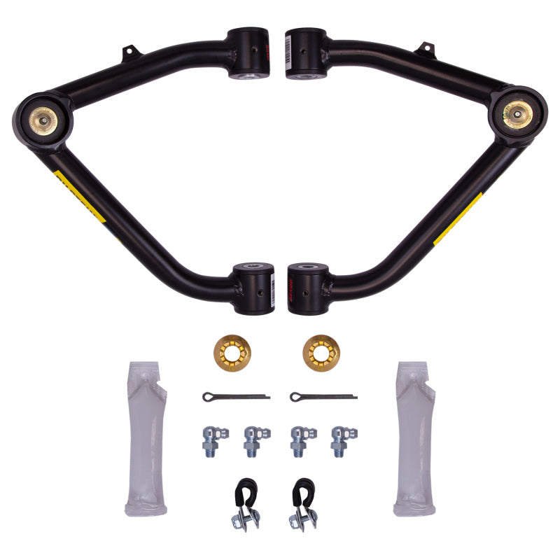 Bilstein GM 1500 control arm kit with upper control arms for model years 2014-2018, vehicle suspension upgrade.