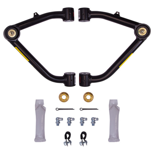 Bilstein GM 1500 control arm kit with upper control arms for model years 2014-2018, vehicle suspension upgrade.