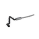 MBRP catback exhaust system for 2019 Chevrolet/GMC Silverado and Sierra 4.3L & 5.3L, black-coated, single side, stainless steel tubing