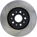 StopTech Sport Slot slotted front right brake rotor for 2016-2018 Cadillac CT6, high-performance automotive brake component.