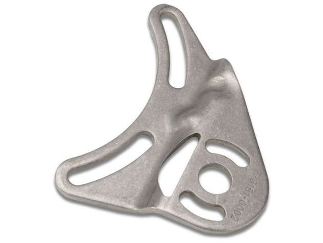 Garrett GT28 adjustable wastegate bracket mounted on a wastegate, featuring metal components and precise engineering.