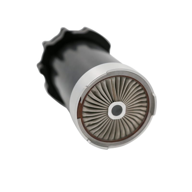 Aeromotive brushless spur gear in-tank fuel pump with TVS controller, 90-degree design, 7 GPM flow rate, for automotive fuel systems.