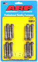 ARP Chevy Small Block SLI cracked rod bolt kit with multiple rod bolts laid out for engine rebuild or repair.