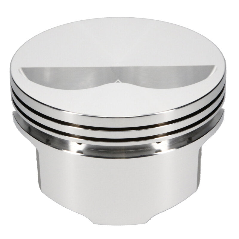 JE Pistons forged piston set for Chevrolet small block engine, 4.030-inch bore, 1.425-inch compression height, -5.00 cc.
