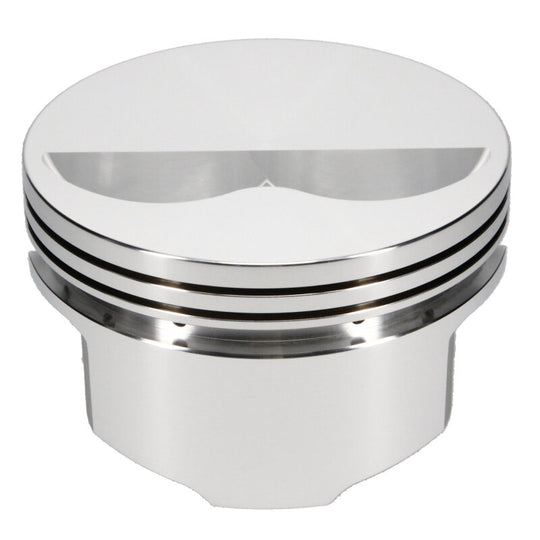 Set of JE Pistons forged small block Chevy piston kit with 4.030-inch bore and 1.125-inch connecting height, suitable for 8-cylinder engines.