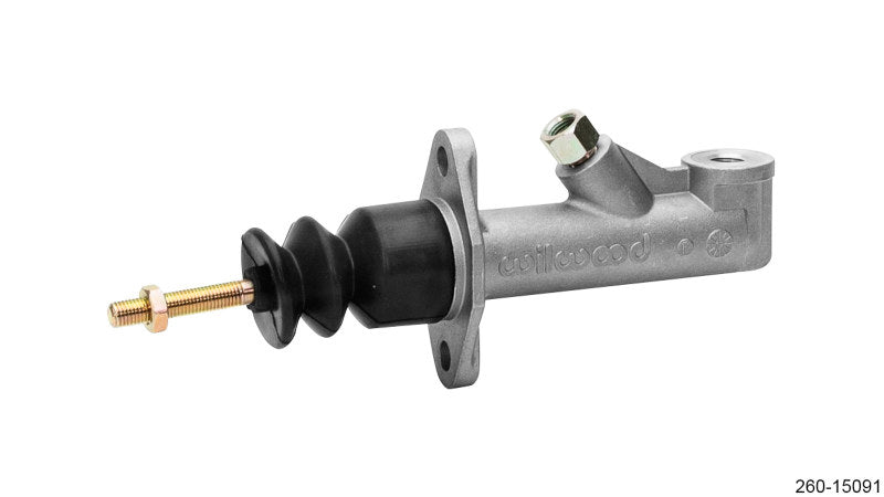 Wilwood GS remote brake master cylinder with .750-inch bore, showcasing the durable metal body and mounting ports.