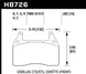 Hawk Performance front brake pads for 2010-2015 Chevy Camaro SS, high-performance HPS street brake pads, black and metal components visible