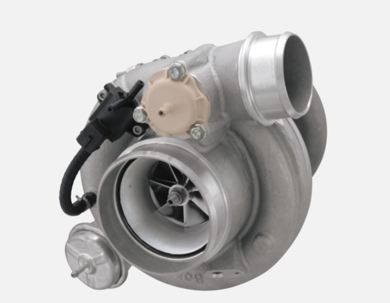 BorgWarner SuperCore Assembly EFR B2 8474 with aluminum housing, showcasing the turbocharger core component in a detailed view.