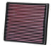 K&N Engineering 12 Isuzu D-Max 2.5L L4 diesel replacement drop-in air filter, high-performance automotive filter for engine airflow