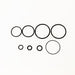 Turbosmart BOV Kompact O-Ring Kit with various black and gray fittings for turbo boost control system.