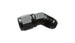 Vibrant -8AN female to -8AN male 45-degree swivel fitting showing the angled connector and high-quality metal construction.