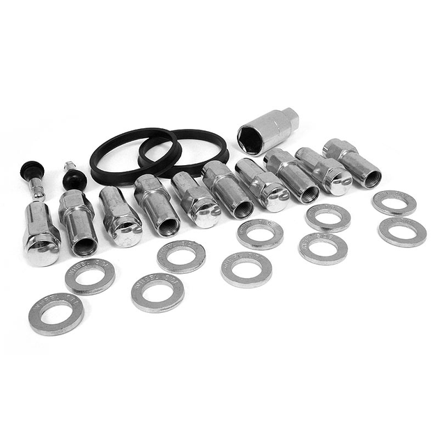 Race Star lug nuts with 14mm x 1.5 thread size, 7/8 inch head, open end design, shown in a 10-pack for Ram trucks