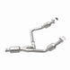 MagnaFlow direct fit catalytic converter for 2014-2016 GMC Sierra 1500 V6 4.3L engine, showing the metallic component and mounting flange.