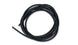 Black Vibrant 3/8 inch silicon vacuum hose, 10 ft. long, flexible and durable for automotive or industrial use.