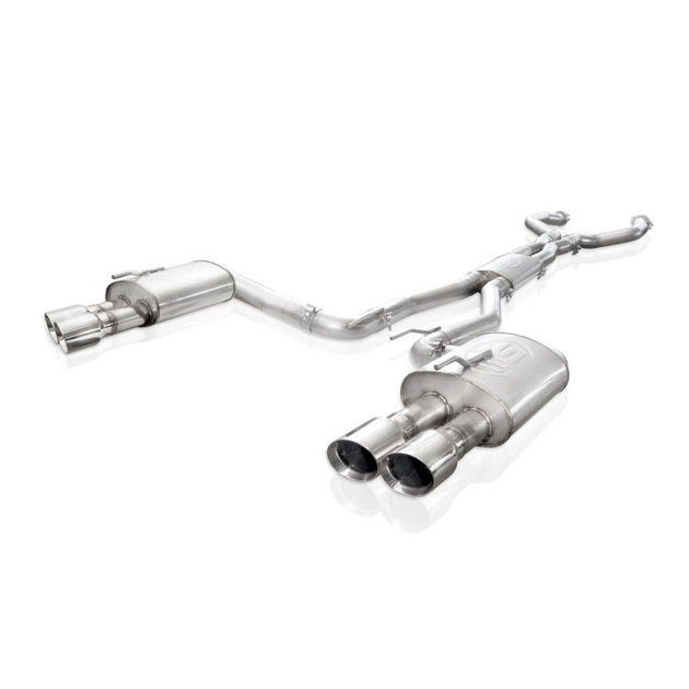 Stainless Works catback exhaust system for 2008-09 Pontiac G8 GT with 3.5-inch tips, turbo chambered muffler, and X-pipe.