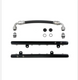 DeatschWerks Chevrolet LS2/LS3 fuel rails with crossover, metal engine fuel rails for LS engines, detailed close-up image.