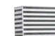Garrett intercooler CAC for 600 HP, 24x8x3.5 inches, aluminum core with inlet and outlet ports, automotive cooling component