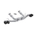 MBRP axle back exhaust system for Chevrolet Corvette C8 2020-2023 with quad split rear exit and carbon fiber tips