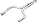 AWE Tuning Cadillac CT5-V Blackwing catback exhaust with chrome silver tips, showcasing sleek black exhaust pipes and polished tips.