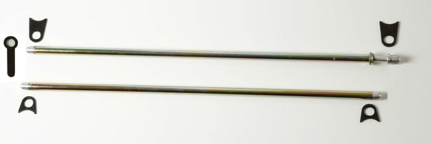 RaceQuip net mount kit with 24-inch spring-loaded pin, designed for race car safety net installation hardware.