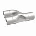 MagnaFlow Y pipe, 2.50 inch stainless steel smooth transition, 90-degree exhaust Y pipe for automotive performance.