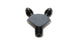 Vibrant aluminum -3AN x -3AN x 1/8in NPT Y-Adapter fitting showing the Y-shaped metal fitting with threaded ends.