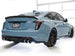 AWE Tuning Cadillac CT5-V Blackwing catback exhaust with chrome silver tips, showcasing the sleek, polished exhaust system design.