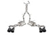 CORSA Performance Corsa 2022-25 Caddy CT5 V Blackwing cat-back exhaust system with dual X-pipe and twin 4.5-inch black carbon fiber tips