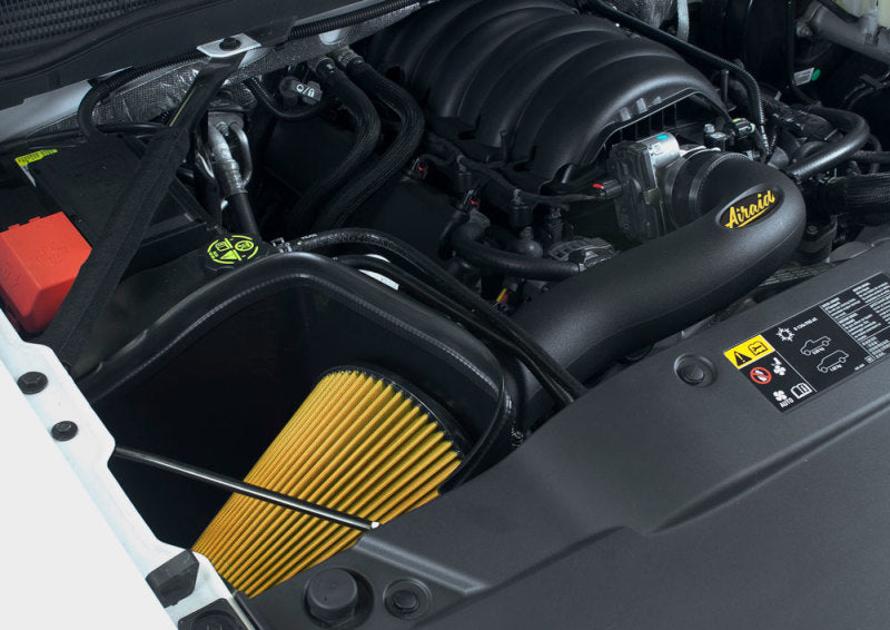 Airaid cold air intake system for 2015-2018 Chevy Silverado 1500, Tahoe, Suburban, Yukon V8 5.3L engine, with air filter and intake tubing