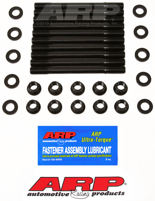 ARP Ford Cosworth Sierra and Escort head stud and bolt kit showing high-strength steel head studs and bolts for engine performance.