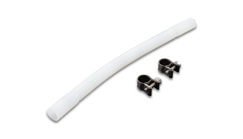 Vibrant submersible PTFE fuel tank tubing kit with 5/16-inch I.D. and 8-inch length, flexible and durable for fuel transfer.