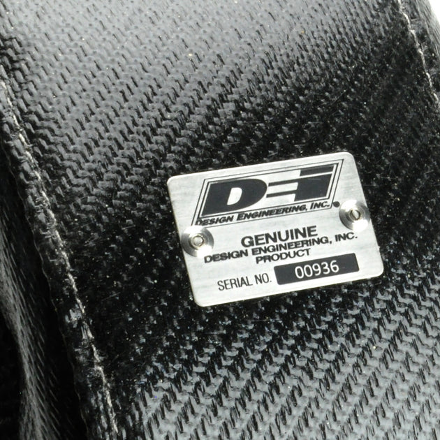 DEI Gen-3 Turbo Shield GT2252 onyx turbo blanket shield only for automotive turbochargers, made of heat-resistant material.