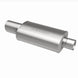 MagnaFlow muffler with exhaust tip, model RS 14X5X8, featuring a sleek polished finish and durable construction.