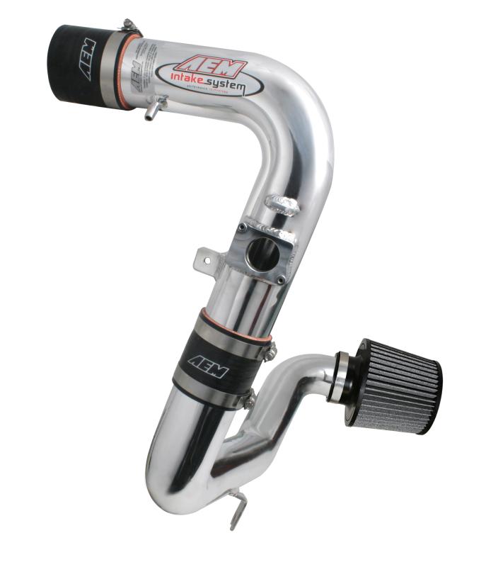AEM 4-inch universal cold air intake system with black intake tube and filter, designed for improved engine airflow.