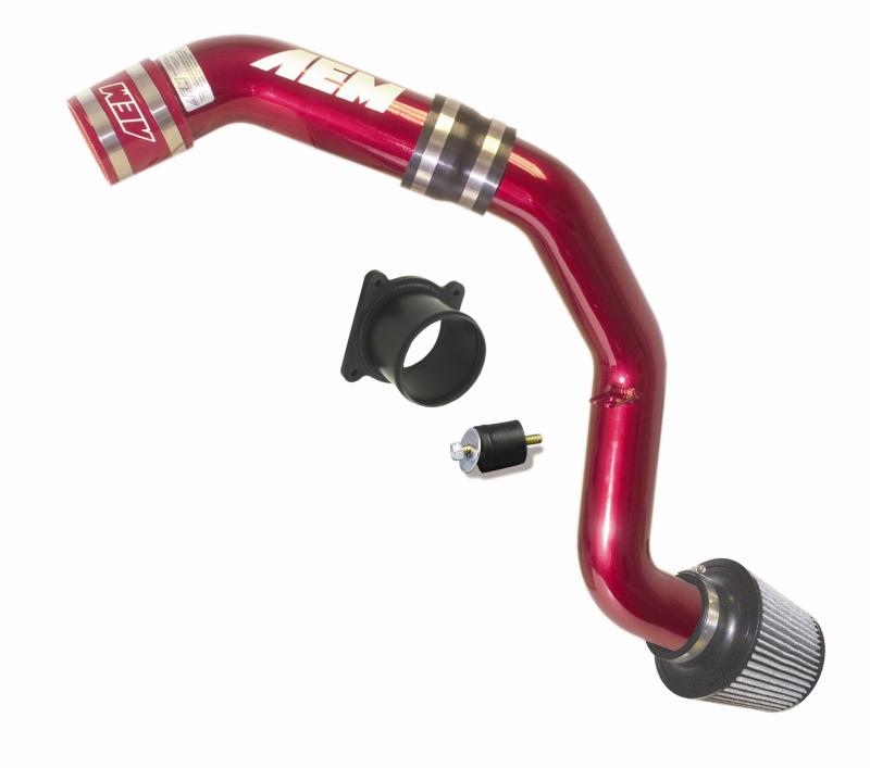 AEM 4-inch Universal Cold Air Intake System with black intake tubing and air filter for improved engine airflow.