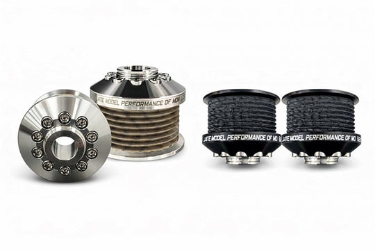 ZPE GripTec ZPE GripTec 2.30 LT4 supercharger pulley with durable grip design, shown in close-up.