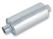 Borla oval XR-1 multi-core racing muffler with 3-inch inlet and outlet, black metal finish, and compact size.