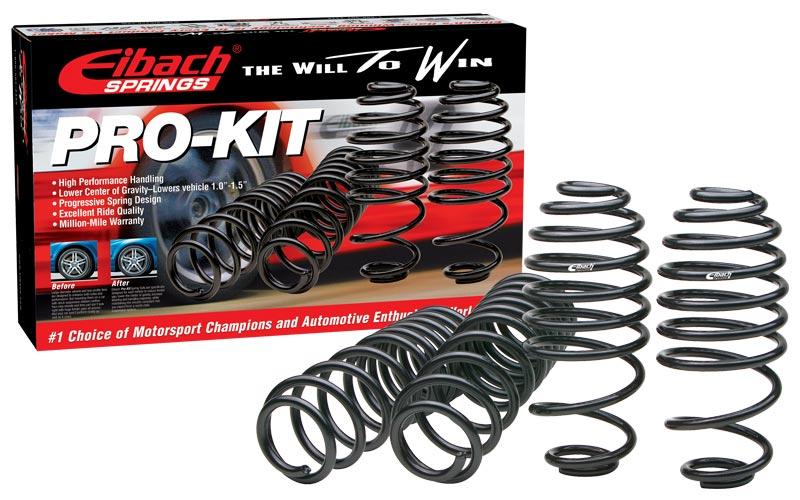 Eibach Pro-Kit lowering springs for 2014-2015 Chevrolet SS 6.2L V8, displayed in a group shot showing the springs' coil design.
