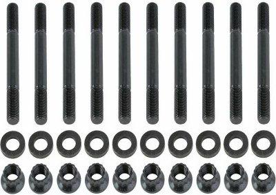 ARP 89-6/97 Dodge Cummins 5.9L Diesel 12V main stud and bolt kit with metal components and packaging for engine upgrade.