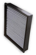 AEM Silverado/Sierra/Avalanche/Tahoe/Yukon 12.625-inch DryFlow drop-in air filter with black pleated filter media and plastic frame