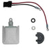 Walbro universal in-line fuel pump kit with multiple components, designed for automotive fuel system installation.