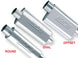 Borla XR-1 Sportsman shorty racing muffler, 3.5-inch in/out, round shape, 8-inch long, with polished metal finish.